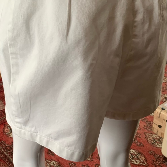 Lacoste 100% white cotton official tennis scort mini short skirt Eur 44 US Large - Picture 11 of 14